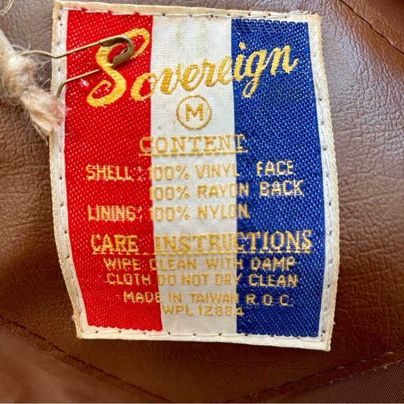 Vintage 70s Faux Leather Jacket - Picture 7 of 10